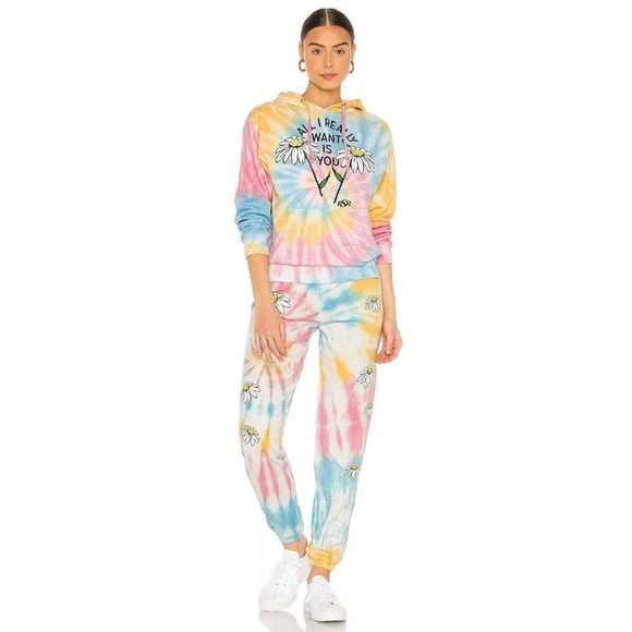 By Samii Ryan All I Want Sweatpants in Tie Dye XSmall Womens Joggers - Picture 1 of 12